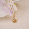 北京仓｜Agapee-Zinnia -金色 缎面 吊坠 项链［法国设计师］ 商品缩略图6