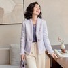 西子/明兰24姆米桑蚕丝交织新中式水貂毛新中式外套/WTTJ481 商品缩略图1