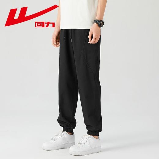 回力工装裤子男款2025夏季美式高街男生束脚男士纯棉运动休闲长裤 商品图2