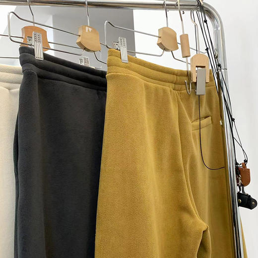 一条过冬！加绒加厚拉夫 双面绒阔腿裤！ 商品图4