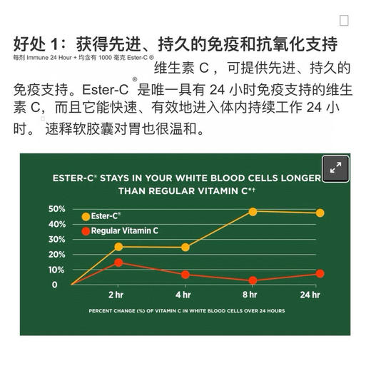特价！赶紧备VC了📣美国直邮特价248元🉐包税包邮到手了🔥Nature's Bounty IMMUNE自然之宝1000mg高含量成人维他命C，增加免疫力，抗氧化，Immune提高免疫力120粒 商品图6
