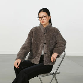 极简仿羊羔毛短外套-纪念日百货门店同款167746322