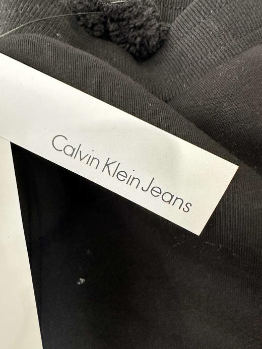 贝壳三 字母印花松紧腰休闲长裤情侣款加绒加厚束脚卫裤C120532 商品图12