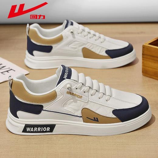 回力男鞋板鞋男款冬季薄绒2025新款潮流百搭小白鞋男士软底运动休闲鞋 商品图2