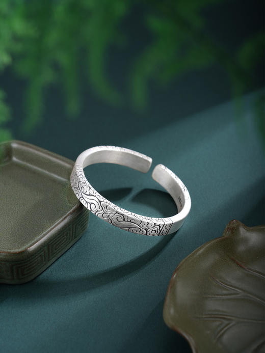 子佩集S999手工银【祥云貔貅】手镯【55082260】原创设计 商品图6