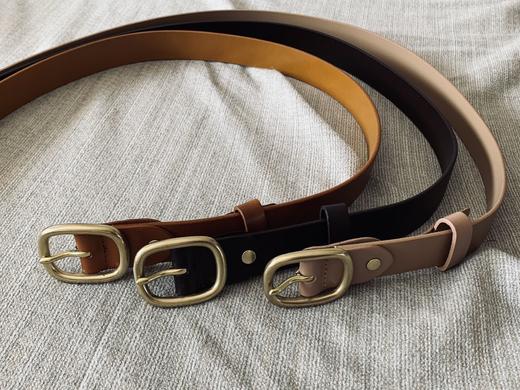 “布朗尼”裤腰皮带 定制 真皮 不退不换 商品图5