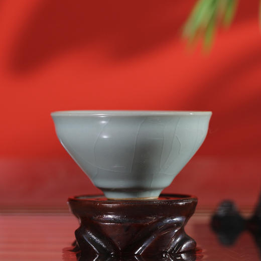 问鼎茶器冰花汝瓷宋盏杯 商品图0