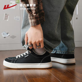 回力男鞋帆布鞋男款2025冬季新款厚底男士加绒保暖棉鞋休闲板鞋男