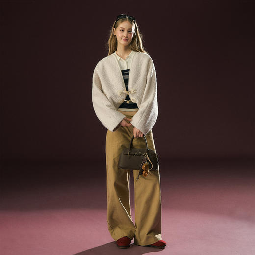 Ariseism 美式复古设计感短外套女秋冬新款上衣 商品图1