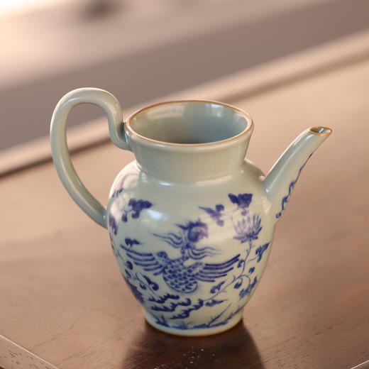问鼎鼎青青花执壶公杯(缠枝凤凰) 商品图1