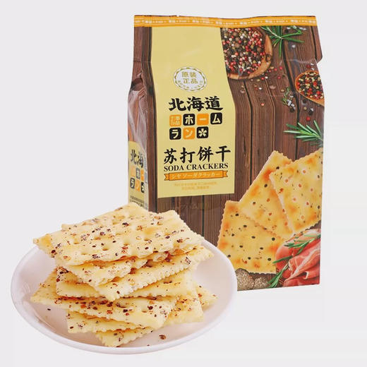 本垒北海道苏打饼干408g（黑松露火腿味） 商品图2