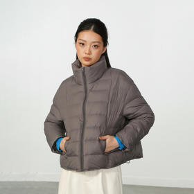 休闲纯色极简泡芙轻羽绒外套-纪念日百货门店同款167945321