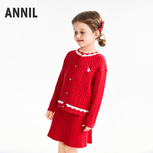 【实体店同款】女童套装春季新款安奈儿童装XG614003 商品图1
