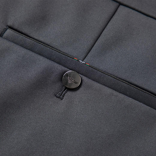 圣得西2025年冬季男士商务休闲裤内里加绒加厚直筒保暖抗皱长裤 商品图10