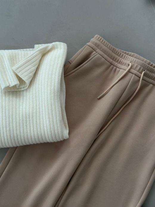 男女同款黑金奥绒加厚防风束脚裤保暖卫裤 商品图8