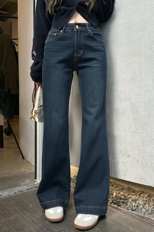 女款logo弹力牛仔裤长裤la025 商品图3