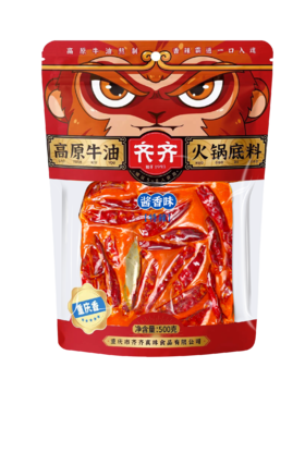 齐齐火锅底料酱香味特辣500g