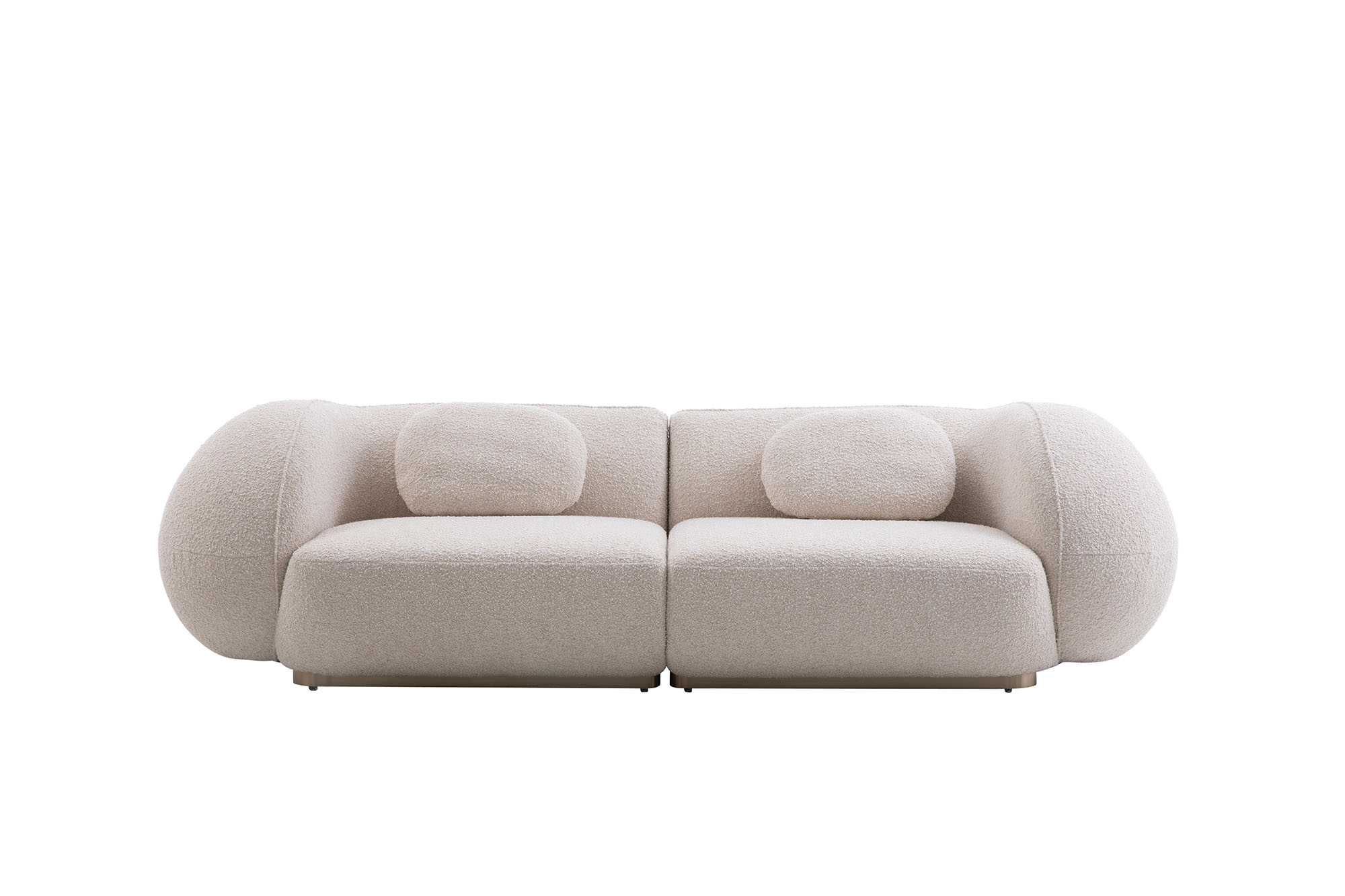 Jinelle 组合沙发 |  更多座位，皮布面料可选，详询客服