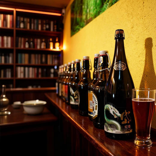 【前门398元同款 45天超长发酵 果香麦芽香炸裂】岱记精酿绿幽灵蛇毒啤酒 1.5L/瓶 商品图4