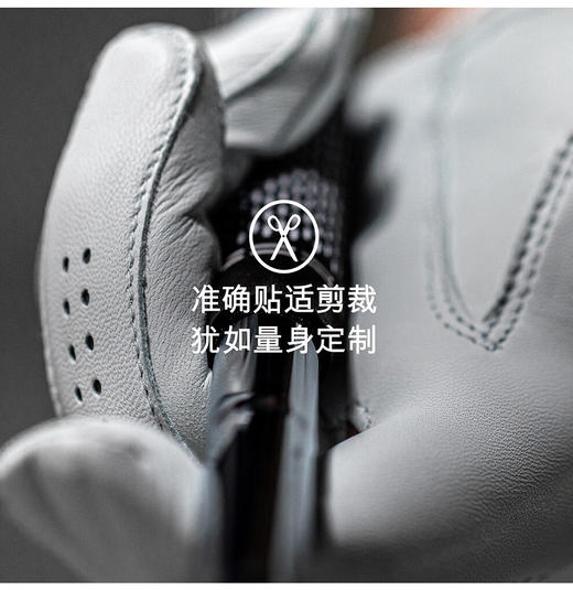 FootJoy PURE TOUCH 小羊皮运动防滑耐磨手套 白色（单只装）左手 商品图2