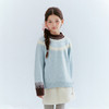 笛莎童装女童毛衫冬季新款儿童撞色提花套头针织衫 商品缩略图1