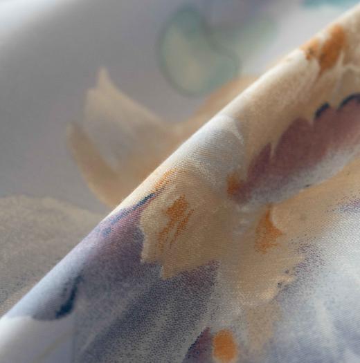 【全棉印花-蓝韵花容】舒雅生活雅系列全棉印花四件套-蓝韵花容  11010343/11010344 商品图6