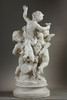 独角鹿西洋古董19世纪法国著名雕塑家Math. Moreau签名创作神话人物主题卡拉拉大理石雕塑作品《年轻的巴克斯》 商品缩略图4