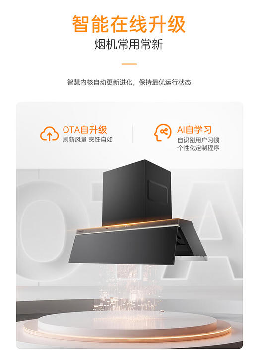 卡萨帝小炫风max静音油烟机揽光小旋风抽油烟机家用烟灶套装30大吸力国家补贴搭配Z5SU9烟灶联动Y5S(灰） 商品图11