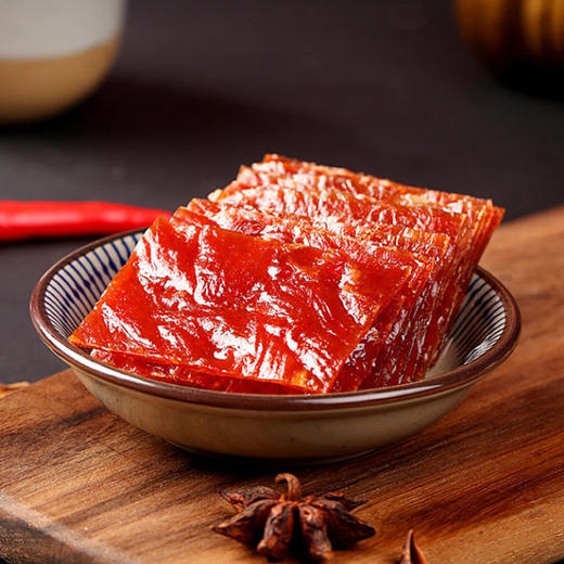 万达香辣味猪肉脯500g*1罐高蛋白肉脯 罐装休闲零食鸡肉猪肉脯肉干办公室小吃量贩装 商品图4