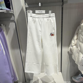 安踏儿童长裤26春季新款女大童潮流印花抗菌休闲裤套装 362618735