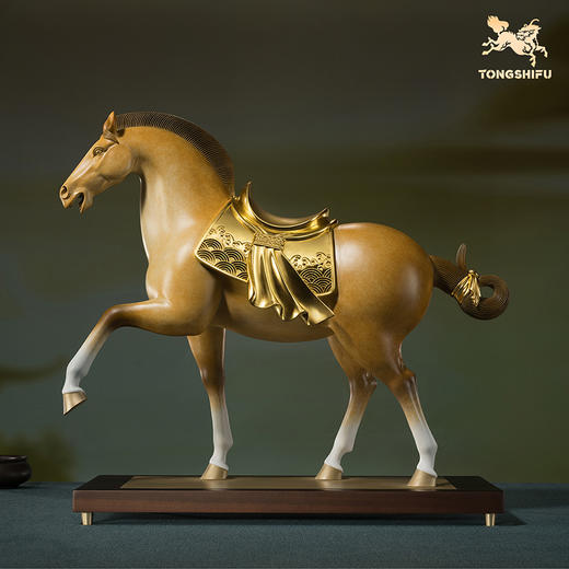 铜师傅《马到成功 马年纪念款》客厅铜马摆件 家居装饰开业礼物 商品图1