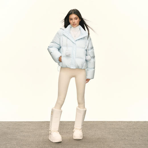 Ariseism 美式复古设计感可脱卸帽子羽绒服女冬季新款 商品图3