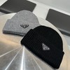针织帽高级的休闲感 谱拉达 三角形徽标滑雪冷帽 商品缩略图0