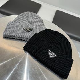 针织帽高级的休闲感 谱拉达 三角形徽标滑雪冷帽