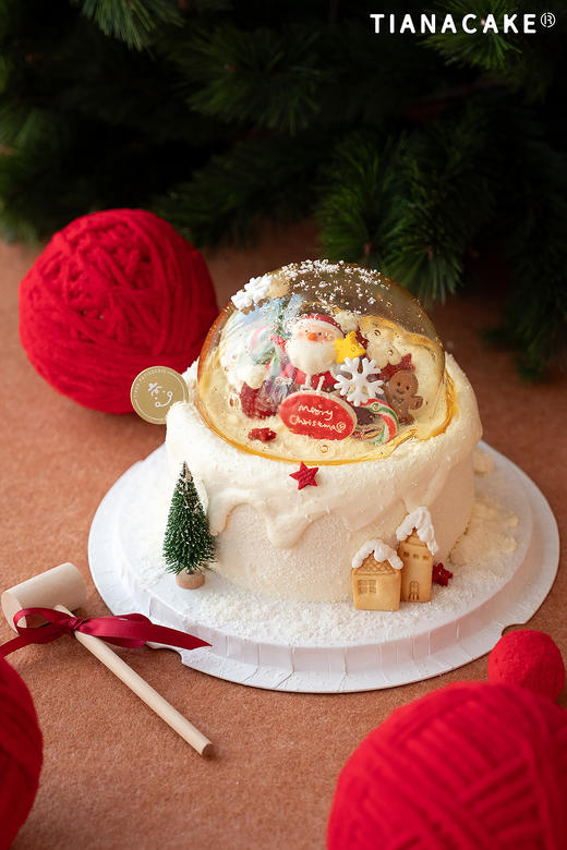 梦幻水晶球（六寸草莓椰子口味蛋糕） 商品图0