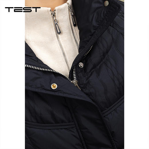 冬上新通勤简约利落短款保暖羽绒服2254030 商品图3