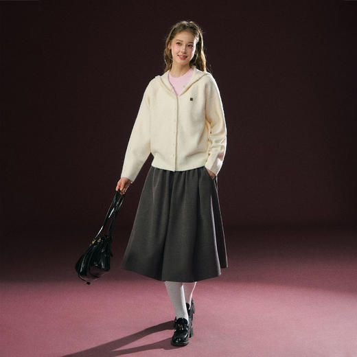 Ariseism 美式复古设计感灰色半身裙女秋季新款裙子 商品图2