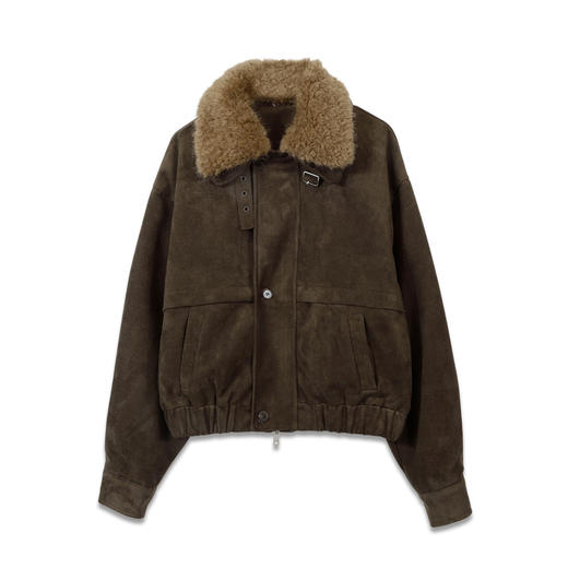 荒诞保暖羊羔毛拼接外套-纪念日百货门店同款167544894 商品图4