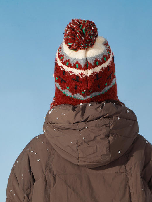 韩版百搭费尔岛辫子针织帽-纪念日百货门店同款166745504 商品图2