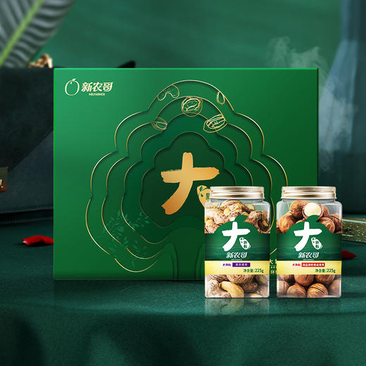 【新农哥】大颗粒环球铭果大颗粒坚果礼盒1125g高档走亲戚食品礼盒 商品图3