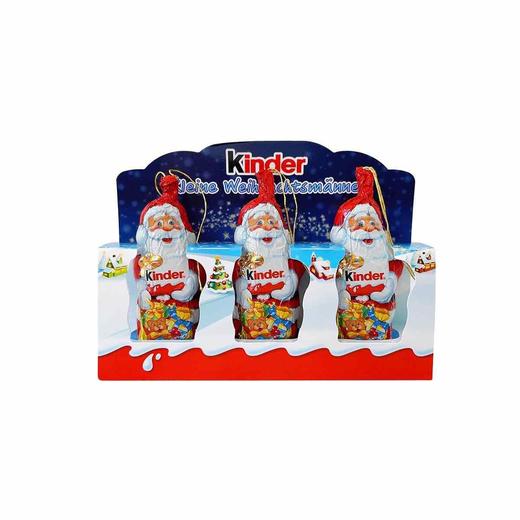 【圣诞节】意大利健达圣诞老人3连包45g 商品图0