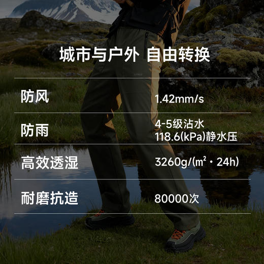 混知推荐【内里绒面 细腻柔软】素湃气凝胶护膝伞兵裤SS5561  气凝胶保暖 膝盖局部气凝胶强化 商品图3