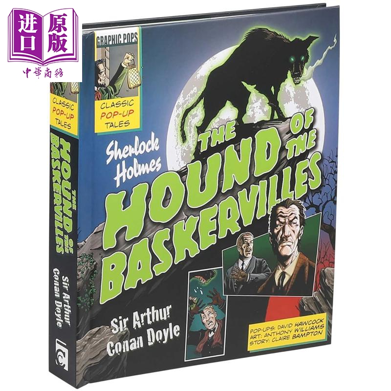 【中商原版】经典小说立体书Classic Pop Ups 夏洛克福尔摩斯 巴斯克维尔的猎犬Sherlock Holmes The Hound of the Baskervilles