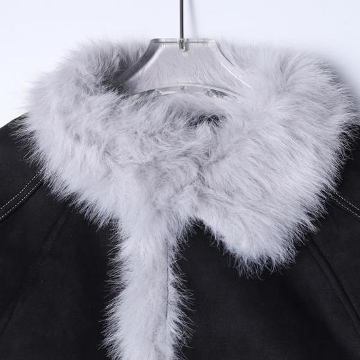 G727SDSA男士秋冬新款痞帅男装设计感毛绒领翻领夹克外套百搭时尚个性 商品图2