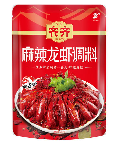 齐齐火锅底料200g麻辣小龙虾 商品图1
