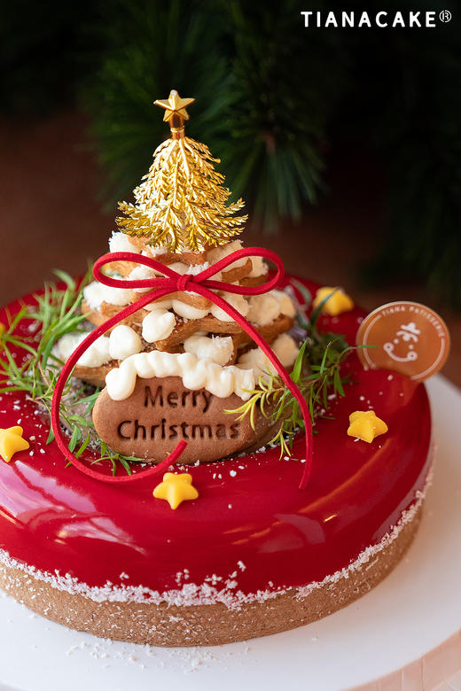 甜心花环巧克力挞（六寸巧克力树莓慕斯挞） 商品图5