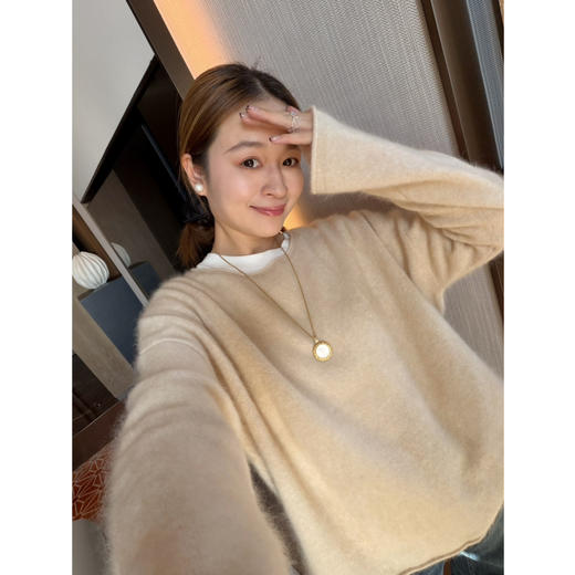 2512111   LP同源纱线 拉毛羊绒衫，贵气十足 商品图9