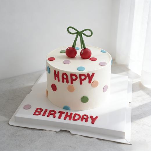 【新款】甜樱点点 马卡龙彩色波点+复古樱桃造型，简约又出片~~ 商品图3