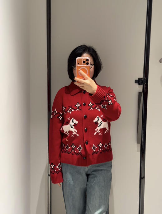 125-2 费尔岛提花开衫 商品图4