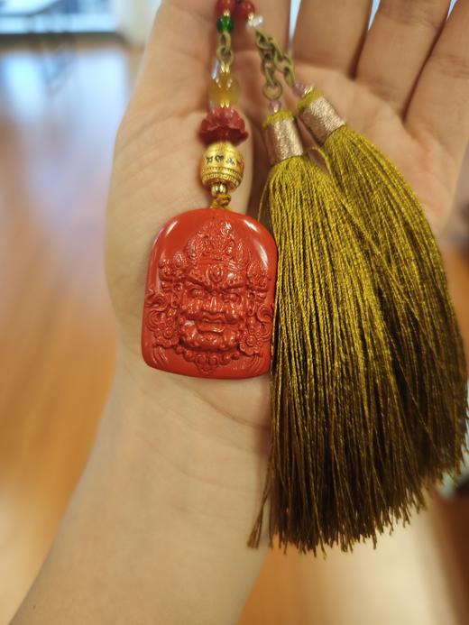 ²【安然水晶】高品朱砂包挂/车挂LS-61（48小时鉴赏期） HM02-CRMM-ARSJ 商品图6